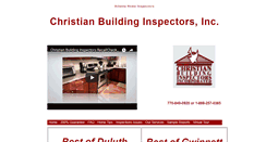 Desktop Screenshot of christianbuildinginspectors.com
